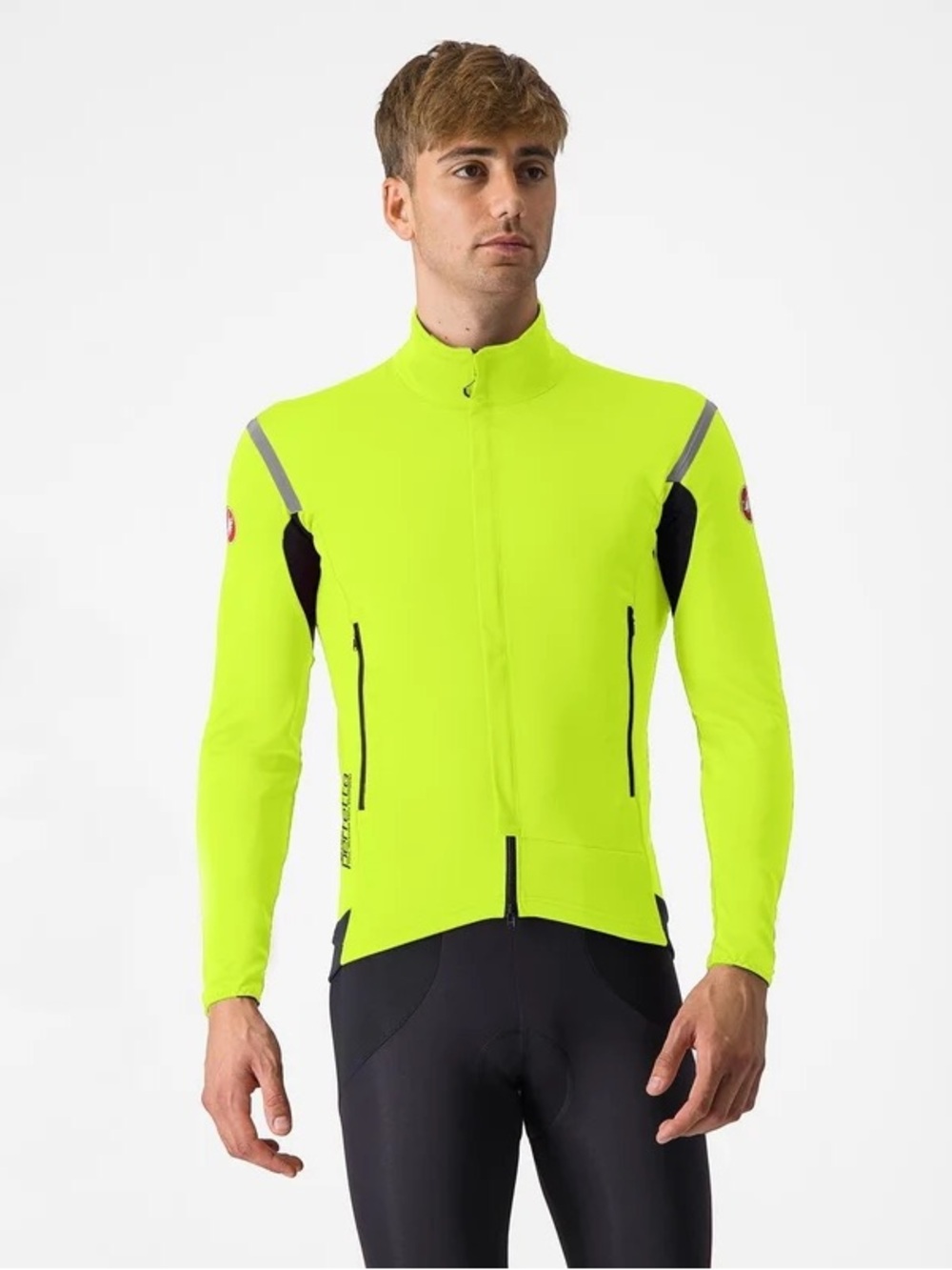 Castelli Perfetto RoS 2 Windstopper Goretex jacket  Fluo yellow Large Cycling